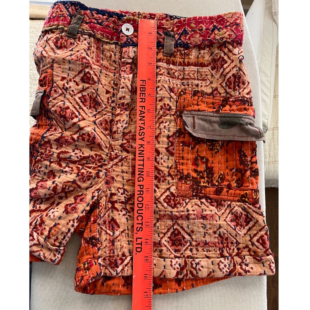 FREE PEOPLE Dakota Skies Stitched Kantha Shorts - S - Picture 12 of 12